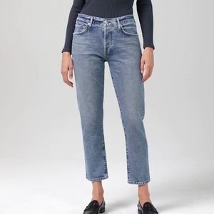 CITIZENS OF HUMANITY Emerson Crop Slim Boyfriend jeans